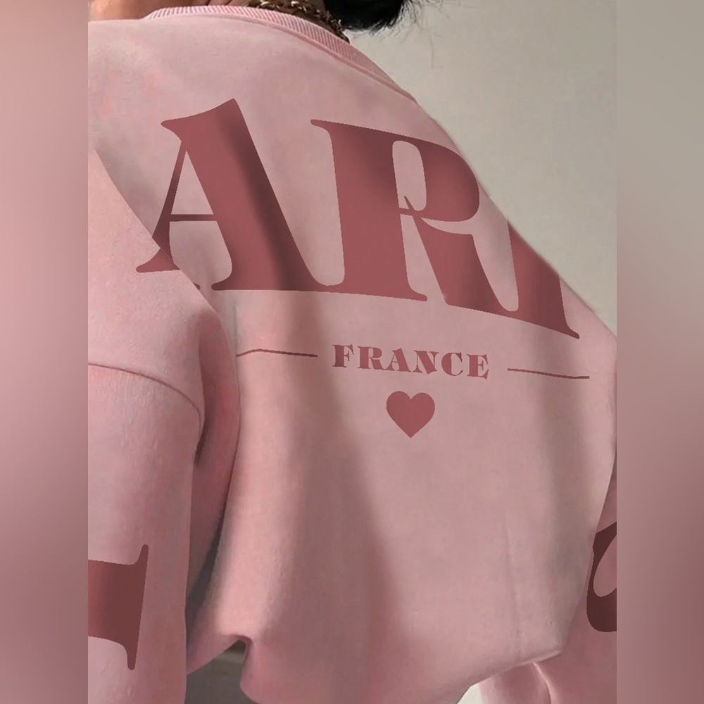 New to Posh C 🍁| Euro Style Pink Graphic Women's Top - Picture 7 of 9